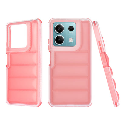 Deksel til Xiaomi Redmi Note 13 5G, Techsuit, Wave Shield, Rød
