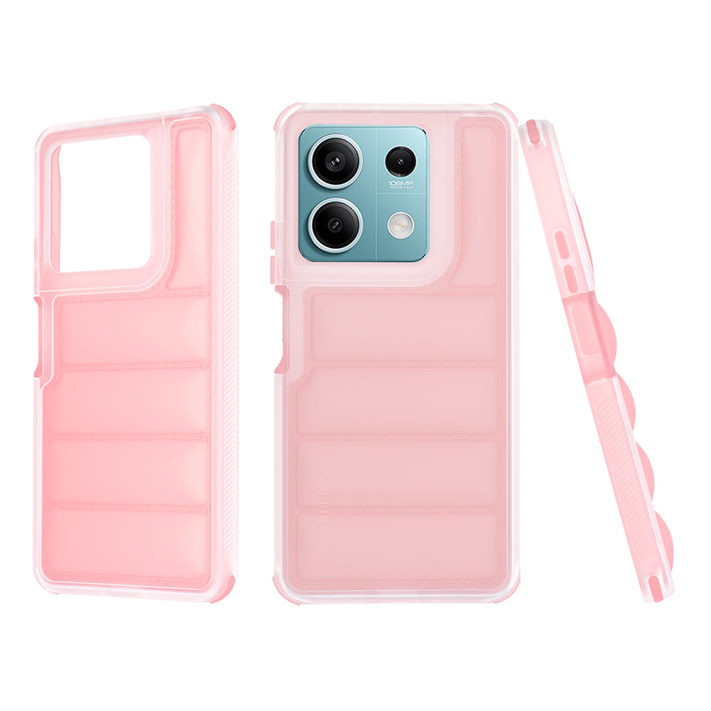Deksel til Xiaomi Redmi Note 13 5G, Techsuit, Wave Shield, Rosa