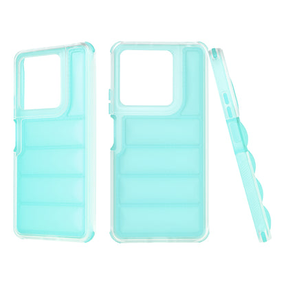 Deksel til Xiaomi Redmi Note 13 5G, Techsuit, Wave Shield, Turkis