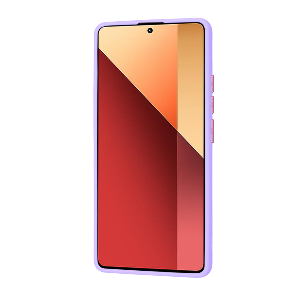 Deksel for Xiaomi Redmi Note 13 Pro 4G / Poco M6 Pro 4G, Techsuit, HaloFrost, Lys lilla