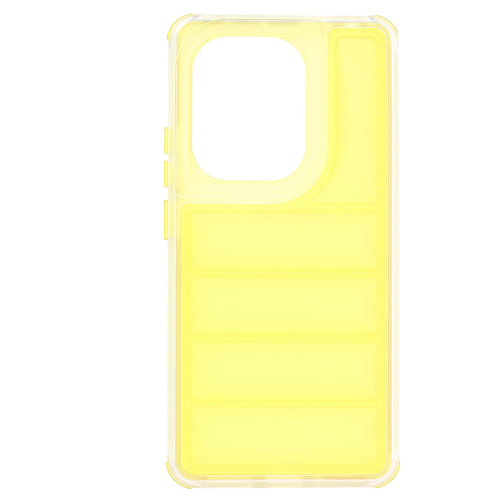 Deksel for Xiaomi Redmi Note 13 Pro 4G / Poco M6 Pro 4G, Techsuit, Wave Shield, Gul