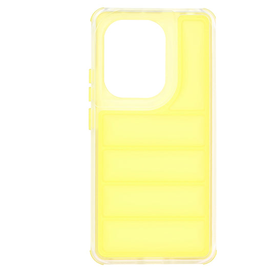 Deksel for Xiaomi Redmi Note 13 Pro 4G / Poco M6 Pro 4G, Techsuit, Wave Shield, Gul