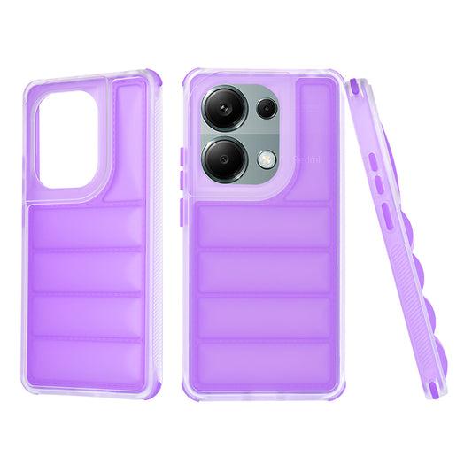 Deksel for Xiaomi Redmi Note 13 Pro 4G / Poco M6 Pro 4G, Techsuit, Wave Shield, Lilla