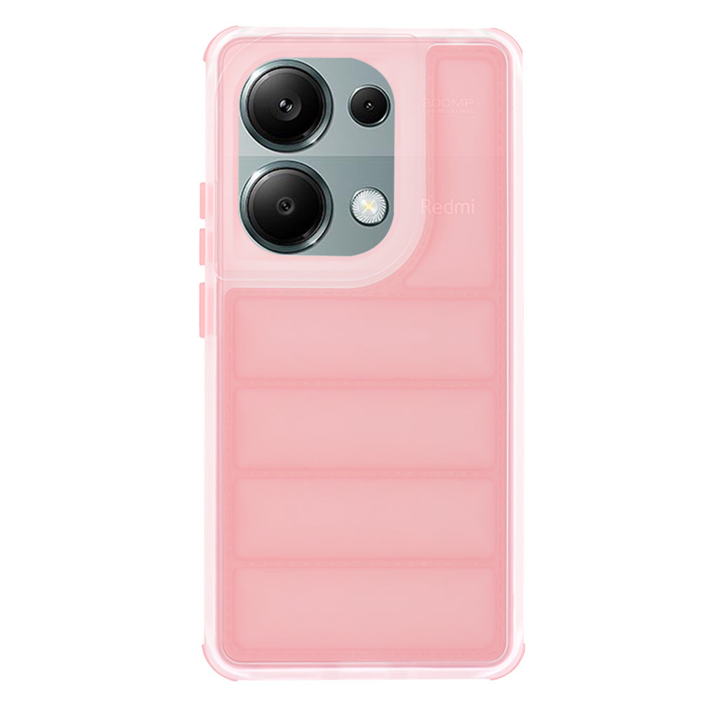 Deksel for Xiaomi Redmi Note 13 Pro 4G / Poco M6 Pro 4G, Techsuit, Wave Shield, Rosa