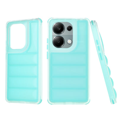 Deksel til Xiaomi Redmi Note 13 Pro 4G / Poco M6 Pro 4G, Techsuit, Wave Shield, Turkis