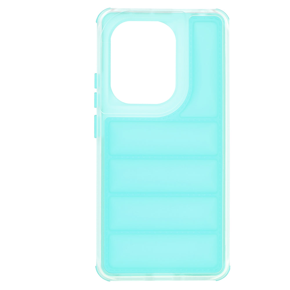 Deksel til Xiaomi Redmi Note 13 Pro 4G / Poco M6 Pro 4G, Techsuit, Wave Shield, Turkis