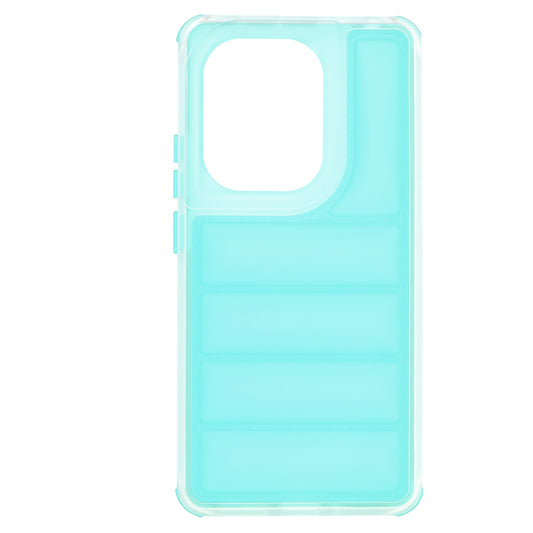 Deksel til Xiaomi Redmi Note 13 Pro 4G / Poco M6 Pro 4G, Techsuit, Wave Shield, Turkis