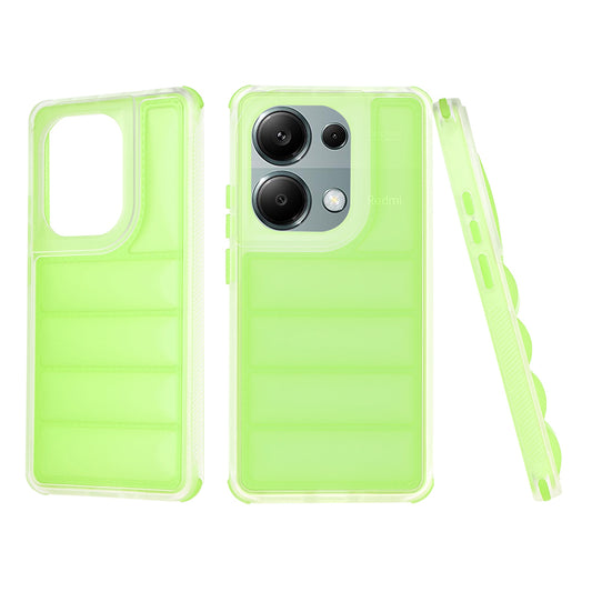 Deksel for Xiaomi Redmi Note 13 Pro 4G / Poco M6 Pro 4G, Techsuit, Wave Shield, Grønn