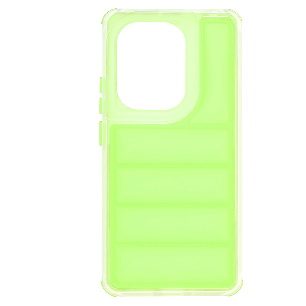 Deksel for Xiaomi Redmi Note 13 Pro 4G / Poco M6 Pro 4G, Techsuit, Wave Shield, Grønn