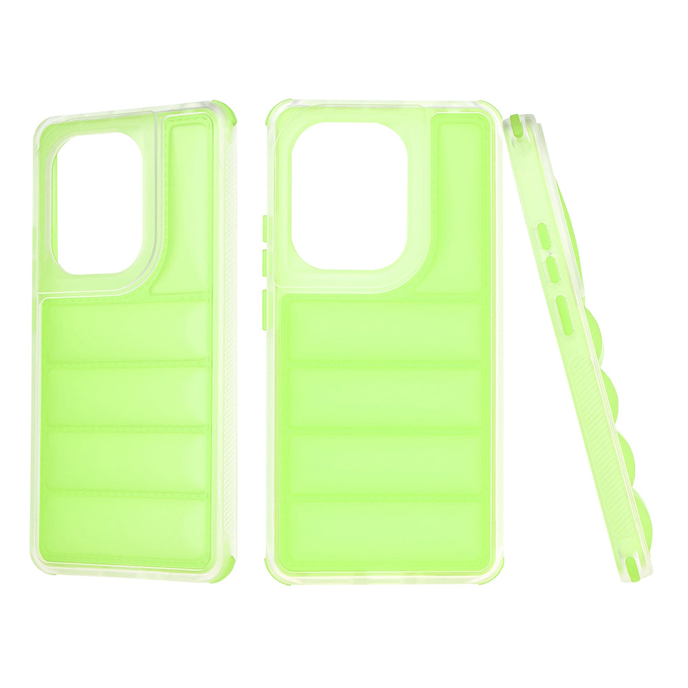 Deksel for Xiaomi Redmi Note 13 Pro 4G / Poco M6 Pro 4G, Techsuit, Wave Shield, Grønn