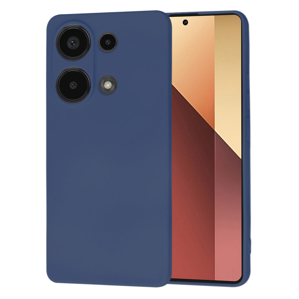 Deksel for Xiaomi Redmi Note 13 Pro 4G / Poco M6 Pro 4G, Techsuit, SoftFlex, Marineblå