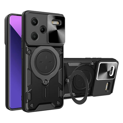 Deksel for Xiaomi Redmi Note 13 Pro+, Techsuit, CamGuard Pro, Svart