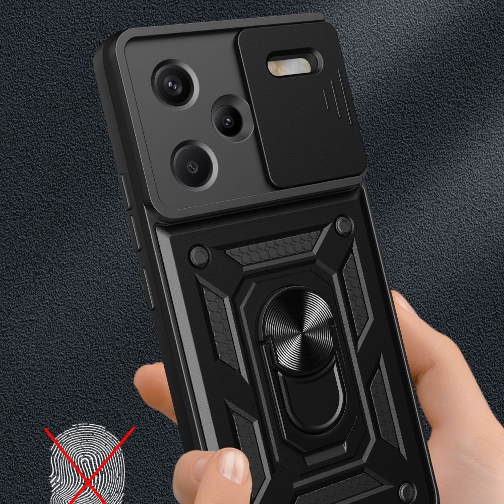 Deksel til Xiaomi Redmi Note 13 Pro+, Techsuit, CamShield, Svart