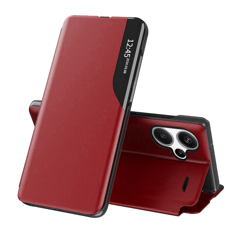 Deksel for Xiaomi Redmi Note 13 Pro+, Techsuit, eFold, Rød