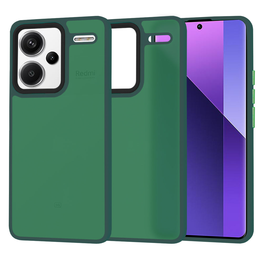 Deksel for Xiaomi Redmi Note 13 Pro+, Techsuit, HaloFrost, Grønn