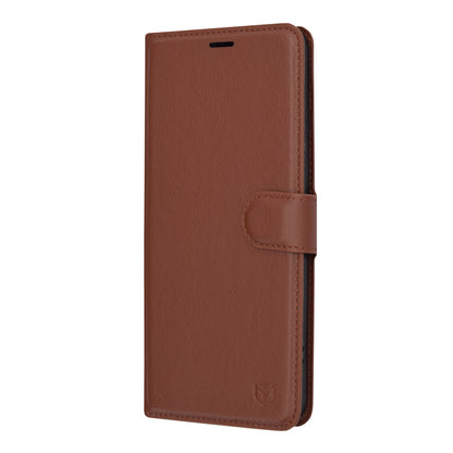 Deksel for Xiaomi Redmi Note 13 Pro+, Techsuit, Leather Folio, Brun