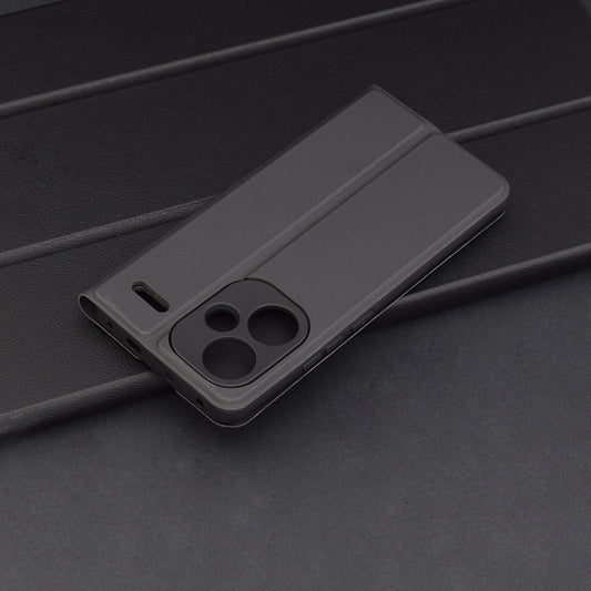 Deksel til Xiaomi Redmi Note 13 Pro+, Techsuit, Magskin Book, Svart