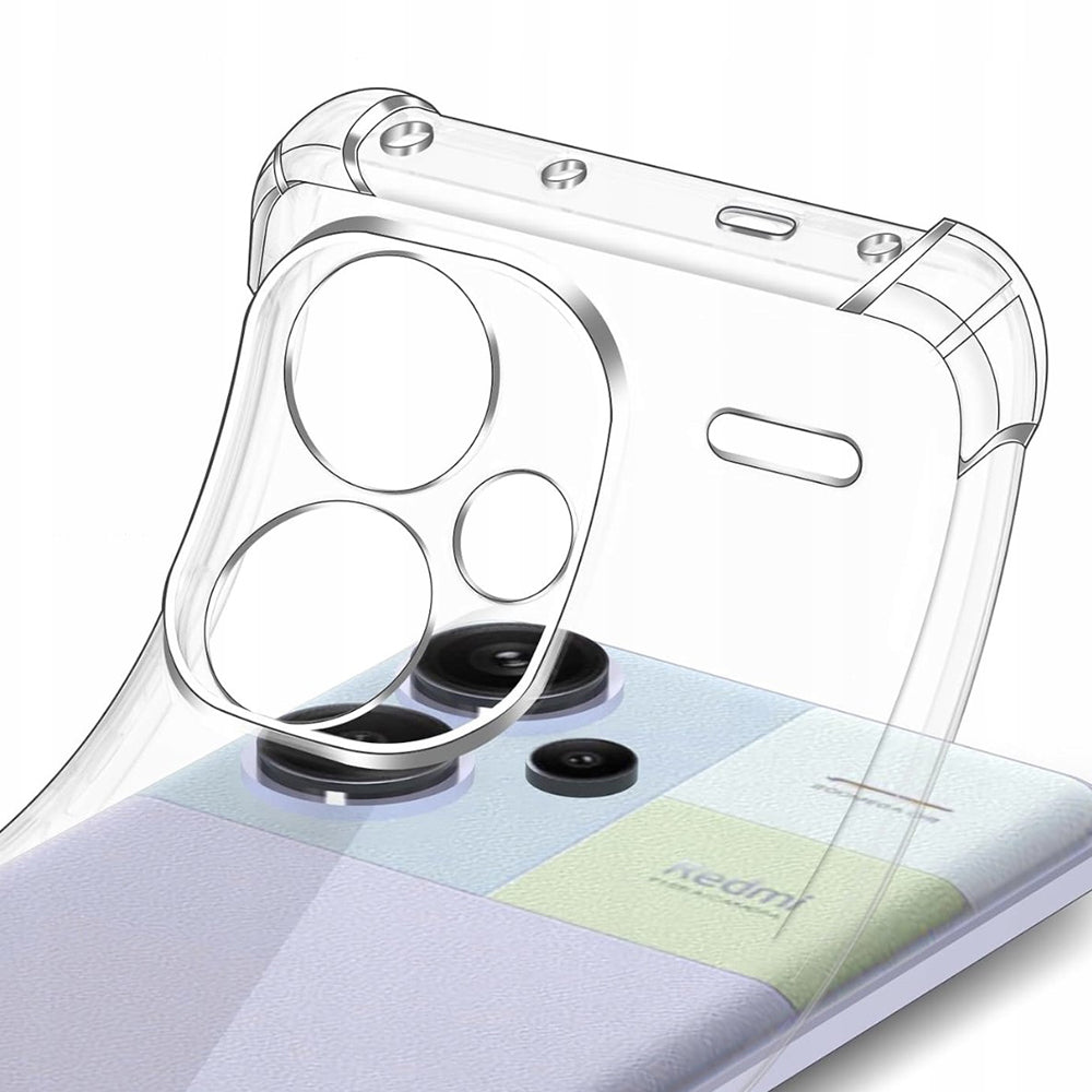 Deksel for Xiaomi Redmi Note 13 Pro+, Techsuit, Støtsikker Klar, Transparent