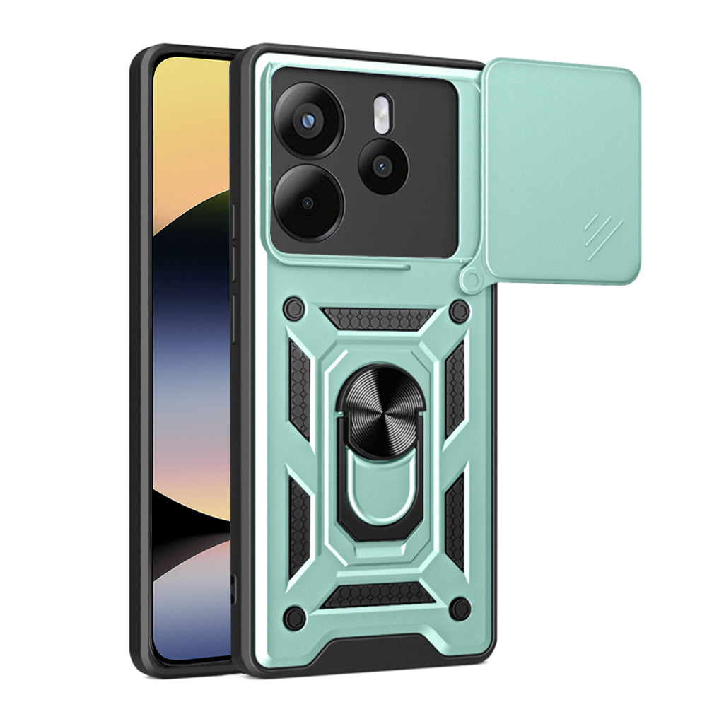 Deksel for Xiaomi Redmi Note 14 4G (Regional), Techsuit, CamShield, Grønn