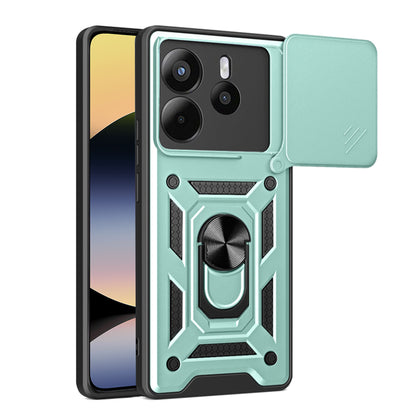 Deksel for Xiaomi Redmi Note 14 4G (Regional), Techsuit, CamShield, Grønn
