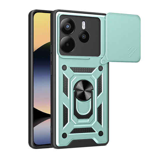 Deksel for Xiaomi Redmi Note 14 4G (Regional), Techsuit, CamShield, Grønn