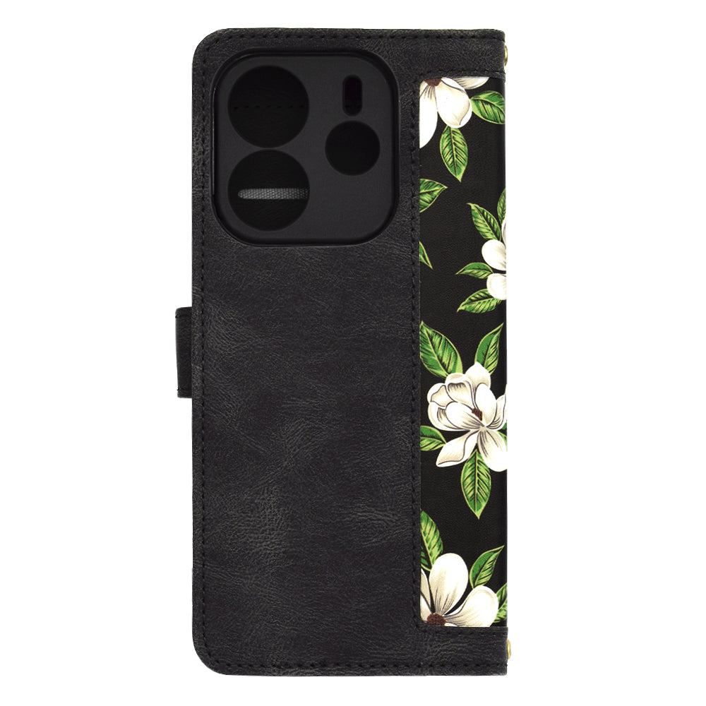 Deksel for Xiaomi Redmi Note 14 4G (Regional), Techsuit, FlipCraft, Svart