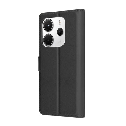Deksel for Xiaomi Redmi Note 14 4G (Regional), Techsuit, Lær Folio, Svart