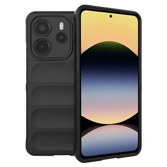 Deksel for Xiaomi Redmi Note 14 4G (Regional), Techsuit, Magic Shield, Svart