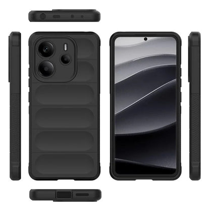 Deksel for Xiaomi Redmi Note 14 4G (Regional), Techsuit, Magic Shield, Svart