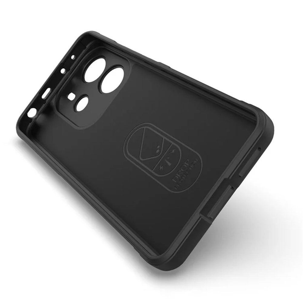 Deksel for Xiaomi Redmi Note 14 4G (Regional), Techsuit, Magic Shield, Svart
