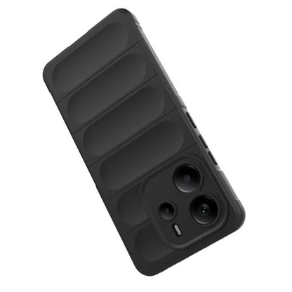 Deksel for Xiaomi Redmi Note 14 4G (Regional), Techsuit, Magic Shield, Svart