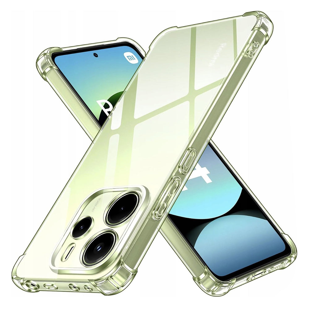 Deksel for Xiaomi Redmi Note 14 4G (Regional), Techsuit, Støtsikker Klar, Transparent