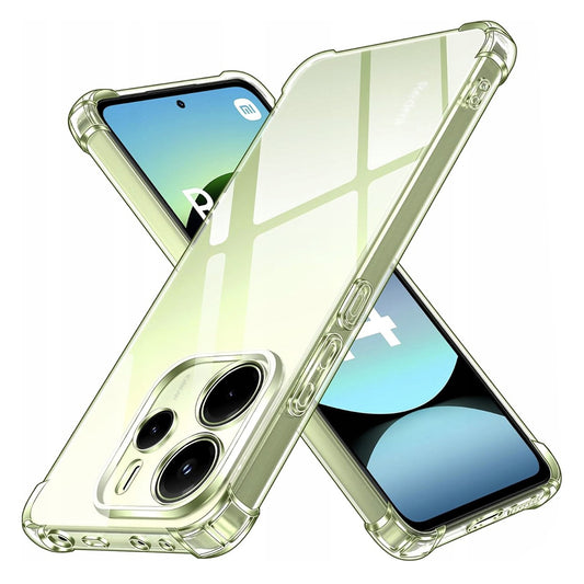 Deksel for Xiaomi Redmi Note 14 4G (Regional), Techsuit, Støtsikker Klar, Transparent