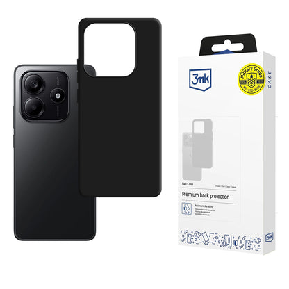 Deksel for Xiaomi Redmi Note 14 4G (Standard), 3MK, Matt svart