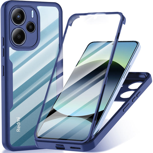 Deksel for Xiaomi Redmi Note 14 4G (Standard), Techsuit, ColorVerse 360, Blå