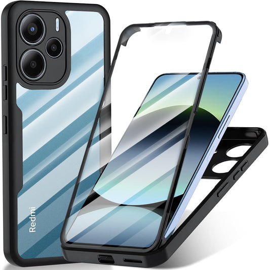 Deksel for Xiaomi Redmi Note 14 4G (Standard), Techsuit, ColorVerse 360, Svart