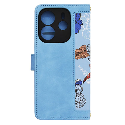 Deksel for Xiaomi Redmi Note 14 4G (Standard), Techsuit, FlipCraft, Blå