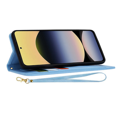 Deksel for Xiaomi Redmi Note 14 4G (Standard), Techsuit, FlipCraft, Blå