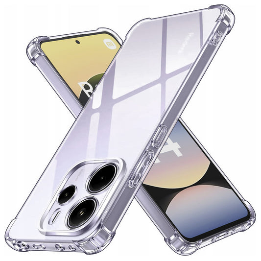 Deksel til Xiaomi Redmi Note 14 4G (Standard), Techsuit, Støtsikker Klar, Transparent