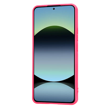 Deksel til Xiaomi Redmi Note 14 4G (Standard), Techsuit, SoftFlex, Mørk Rosa