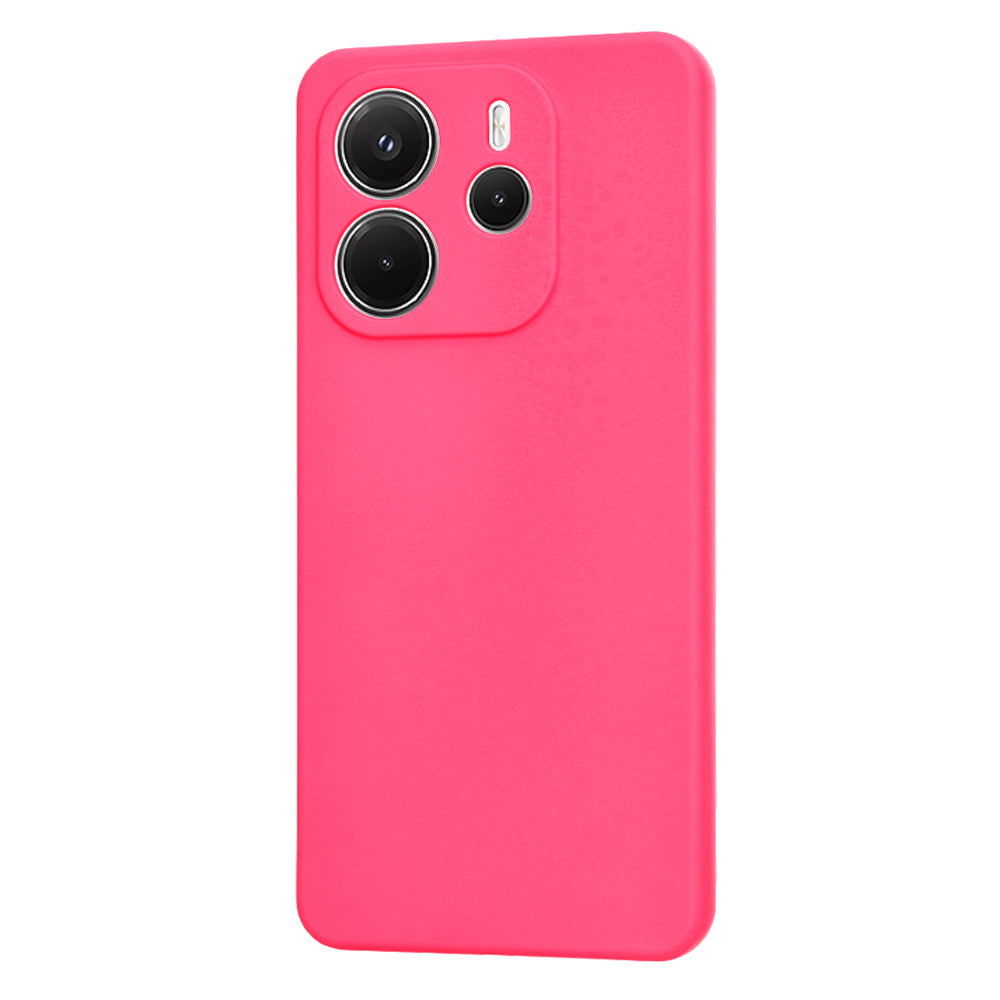 Deksel til Xiaomi Redmi Note 14 4G (Standard), Techsuit, SoftFlex, Mørk Rosa