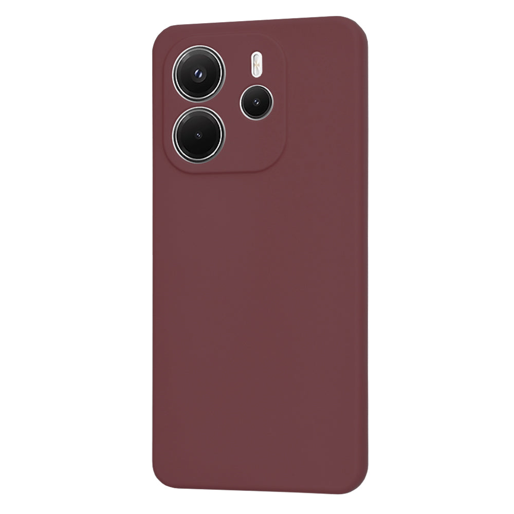Deksel for Xiaomi Redmi Note 14 4G (Standard), Techsuit, SoftFlex, Burgunder