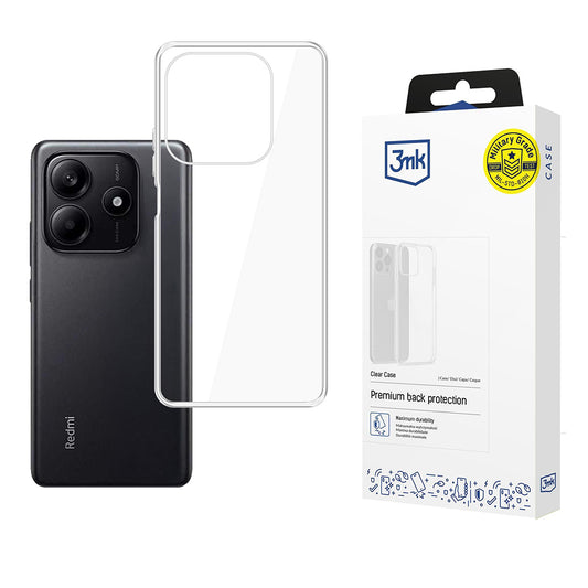 Deksel for Xiaomi Redmi Note 14 5G, 3MK, Klar, Transparent