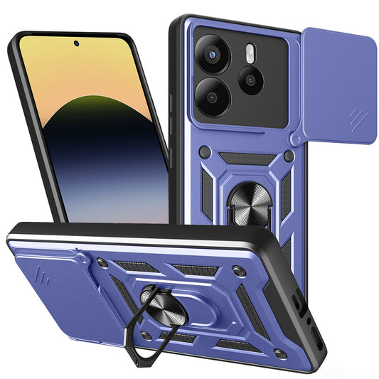 Deksel for Xiaomi Redmi Note 14 5G, Techsuit, CamShield, Blå