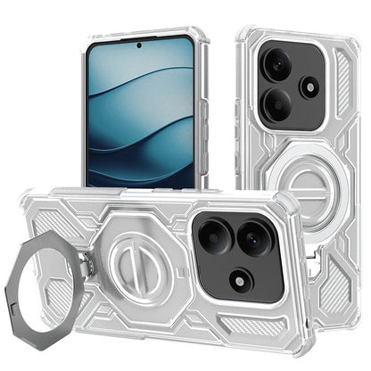 Deksel for Xiaomi Redmi Note 14 5G, Techsuit, Carbon Shield Pro, Hvit