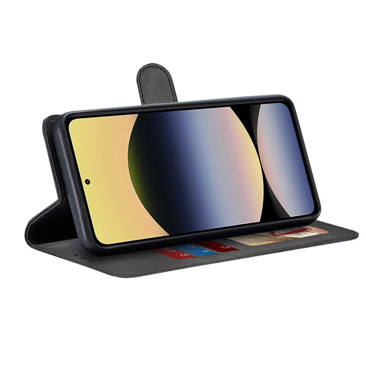 Deksel for Xiaomi Redmi Note 14 5G, Techsuit, Diary Book, Svart