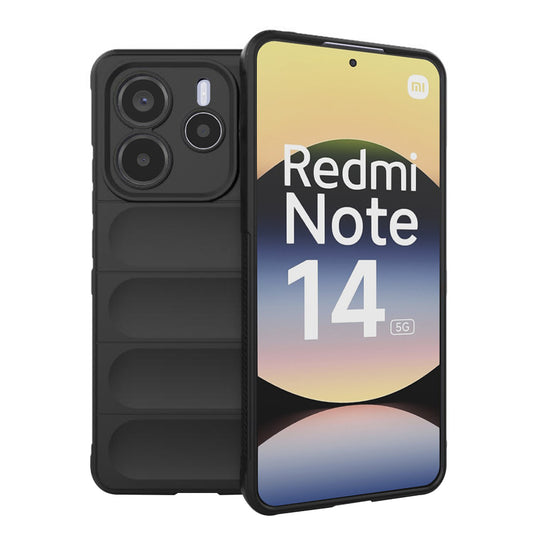 Deksel for Xiaomi Redmi Note 14 5G, Techsuit, Magic Shield, Svart