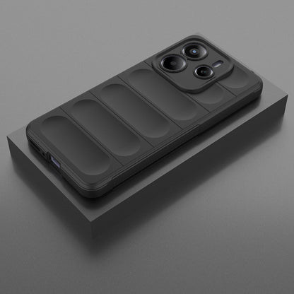 Deksel for Xiaomi Redmi Note 14 5G, Techsuit, Magic Shield, Svart