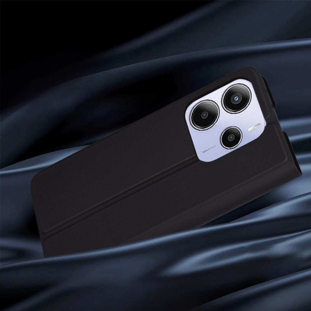 Deksel til Xiaomi Redmi Note 14 5G, Techsuit, Magskin Book, Svart