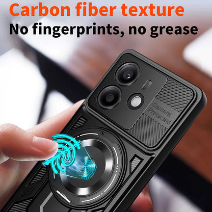 Deksel for Xiaomi Redmi Note 14 5G, Techsuit, RuggedCam, Lilla